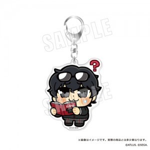 ペルソナ5 ザ・ロイヤル 主人公×ぶくぶ おおきめアクリルキーホルダー 03.知識 ランク1