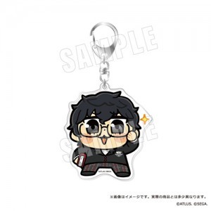 ペルソナ5 ザ・ロイヤル 主人公×ぶくぶ おおきめアクリルキーホルダー 04.知識 ランク5