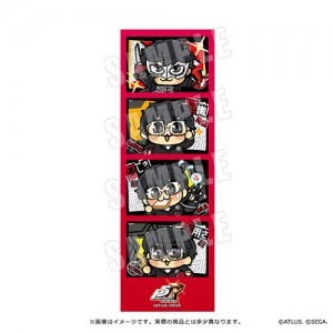 ペルソナ5 ザ・ロイヤル 主人公×ぶくぶ ４カットステッカー B