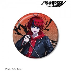 HUNDRED LINE -最終防衛学園- 描き下ろし 澄野拓海 ロックバンドver.75mmグリッター缶バッジ