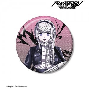 HUNDRED LINE -最終防衛学園- 描き下ろし 霧藤希 ロックバンドver.75mmグリッター缶バッジ