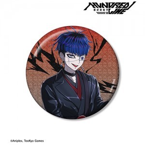 HUNDRED LINE -最終防衛学園- 描き下ろし 面影歪 ロックバンドver.75mmグリッター缶バッジ