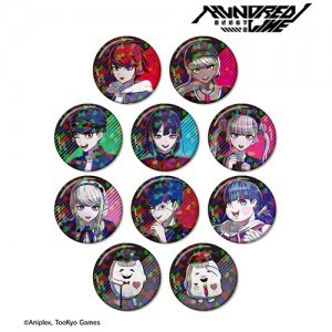 HUNDRED LINE -最終防衛学園- トレーディングホログラム缶バッジver.A（単品）