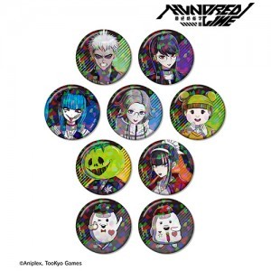 HUNDRED LINE -最終防衛学園- トレーディングホログラム缶バッジver.B（単品）