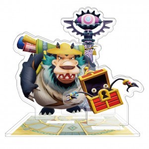 『ファンタジーライフi グルグルの竜と時をぬすむ少女』 オリジナルアクリルジオラマバカデッカーナ大陸 (ドンさん＆ミミック)