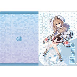 ネプテューヌシリーズ15周年記念グッズ　描き下ろしA4クリアファイル　ブラン