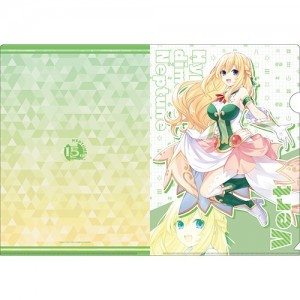 ネプテューヌシリーズ15周年記念グッズ　描き下ろしA4クリアファイル　ベール