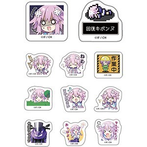 ネプテューヌシリーズ15周年記念グッズ　ねぷねぷフレークシール　ねぷスタンプver.B
