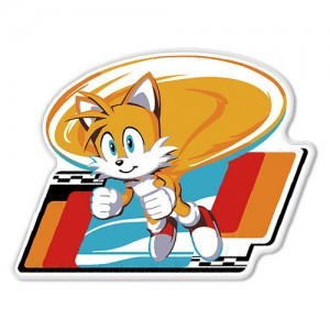 『ソニックレーシング クロスワールド』アイロン刺繍ワッペン　テイルス※2025年11月中旬以降出荷分