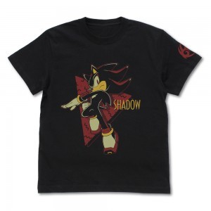 『ソニック・ザ・ヘッジホッグ』シャドウ レトロポップ Tシャツ/BLACK-L