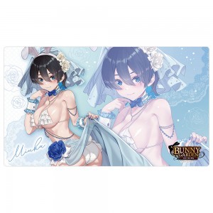 『バニーガーデン』描き下ろしラバーマット(美羽香/バニーウエディング水着)
