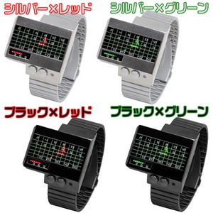 EleeNo cyber HEARTBEATシルバー×グリーン