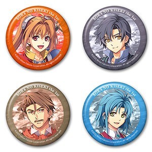 空の軌跡 the 1st メタリック缶バッジセットエステル＆ヨシュア＆カシウス＆ジョゼット