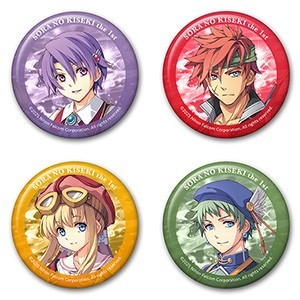 空の軌跡 the 1st メタリック缶バッジセットクローゼ＆アガット＆ティータ＆ユリア