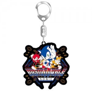 『ソニック・ザ・ヘッジホッグ』レトロアーケードソニック ラバーキーホルダー
