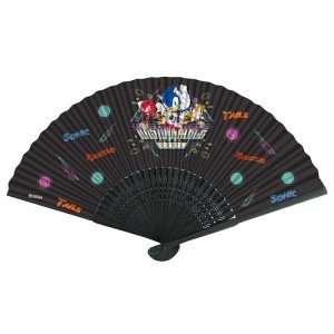 『ソニック・ザ・ヘッジホッグ』レトロアーケードソニック 扇子