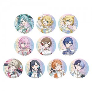 『プロジェクトセカイ 5th Anniversary 感謝祭』オーロラ箔押し缶バッジコレクションA 【単品】 バーチャル・シンガー＆Vivid BAD SQUAD（全10種）