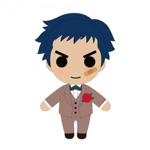 ときめきメモリアル Girl's Side 1st Love　ぬいぐるみキーホルダー　クリスマス鈴鹿 和馬