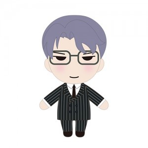 ときめきメモリアル Girl's Side 1st Love　ぬいぐるみキーホルダー　クリスマス氷室 零一