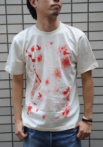 戦前の汚れたTシャツナチュラル Mサイズ