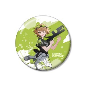 ダンガンロンパシリーズ さくしゃ2さんイラスト 不二咲千尋ペイントスタイルver. 100mm缶バッジ