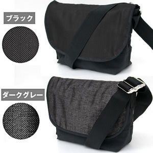 youta ヘリンボーン メッセンジャーバッグSサイズ ブラック