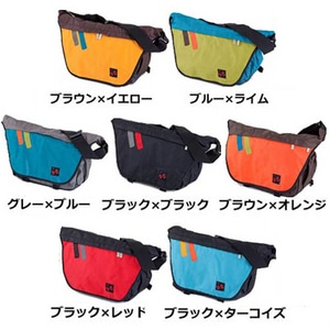 (ファミ通カード専用)ICE RED DESIGNS バリスティックナイロンメッセンジャーブラック×ブラック