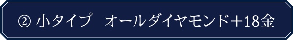小タイプ　オールダイヤモンド＋18金