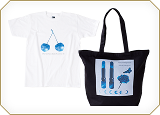 Yas Blue Collection. Tシャツ＆ビッグトートバッグ