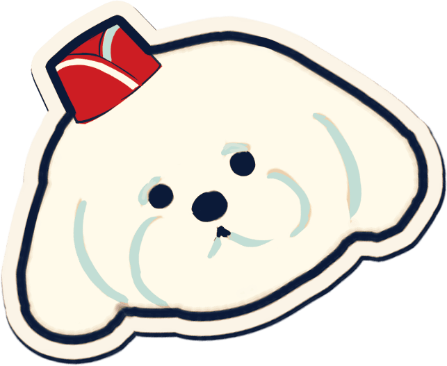 もちステッカー