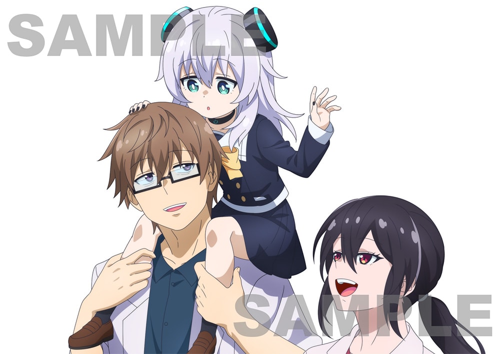 アニメ描き下ろしイラスト使用アクリルクロック