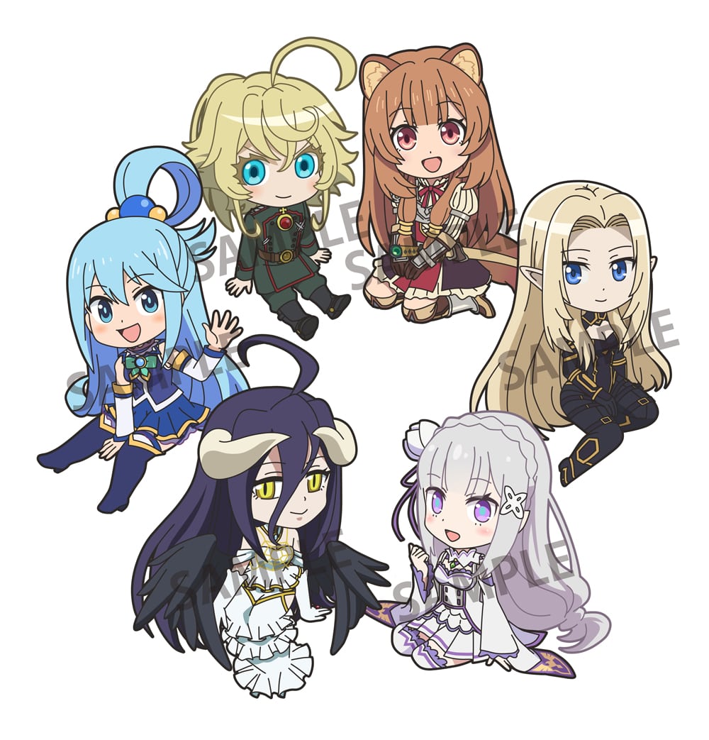 アニメ描き下ろしゆらゆらアクリルキーホルダー