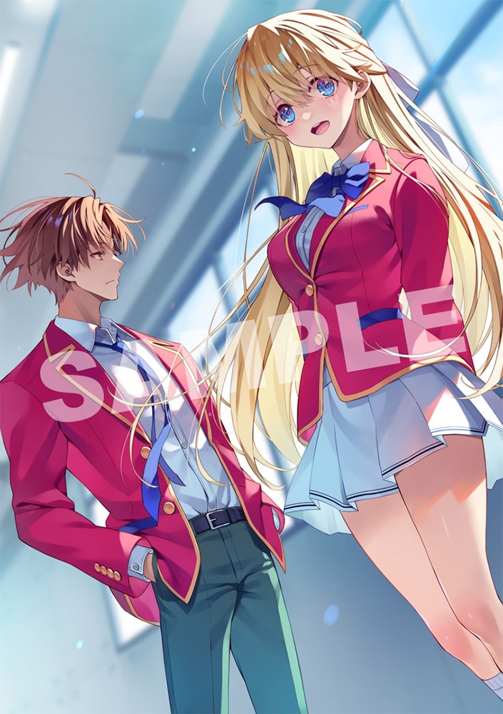 キャラクター原案・トモセシュンサク描き下ろしA3クリアポスター