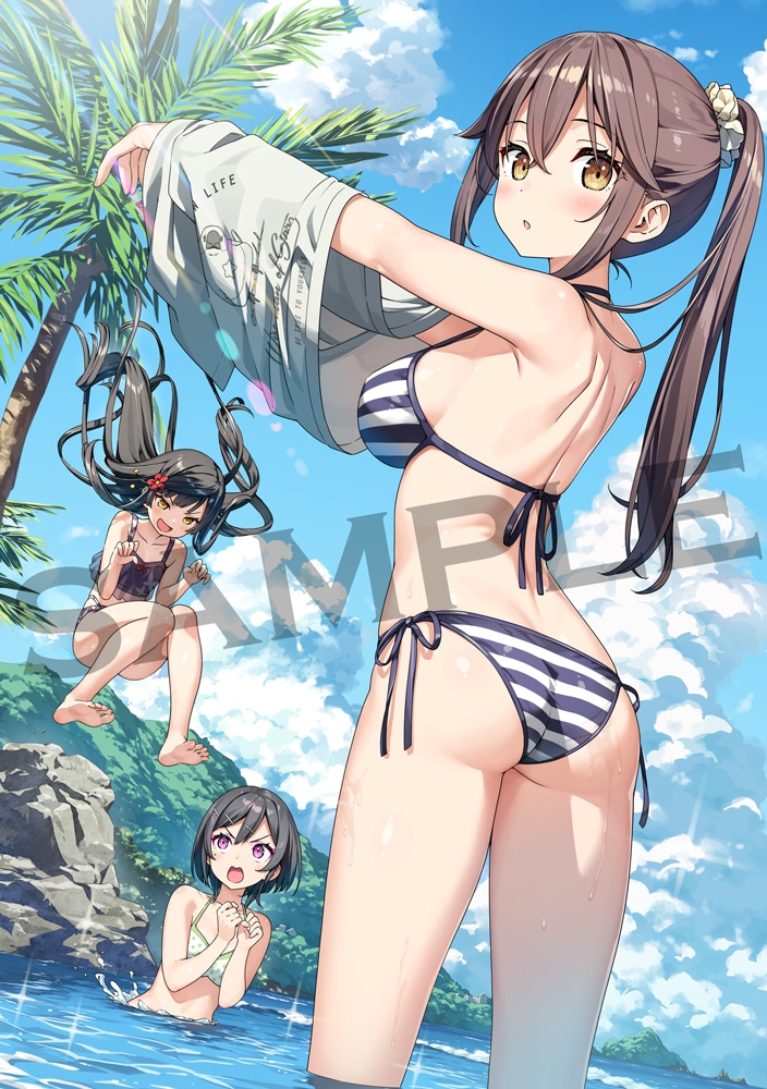 キャラクター原案・カントク描き下ろしイラスト使用A3クリアポスター