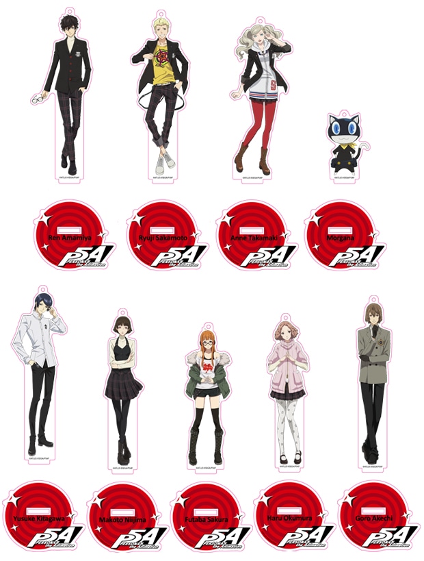 PERSONA5 the Animation 秀尽学園高校購買部 アクリルマスコット