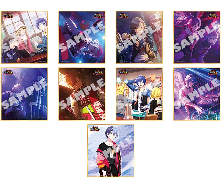 巡音ルカ ヴァンパイアフェス ミニ色紙セット ボカロ マルイ ヴァンパイアフェス SD アクリルキーホルダー 巡音ルカ