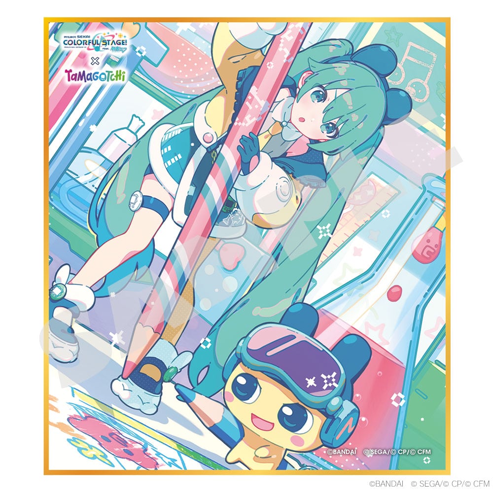 MEIKO ナンジャタウン ミニ色紙風カード 缶バッジ セット MEIKO ナンジャタウン ミニ色紙風カード 缶バッジ セット