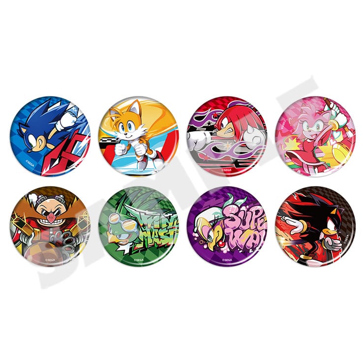 ソニックレーシング クロスワールド』トレーディング缶バッジ