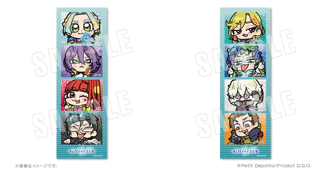 アニメ グノーシア×ぶくぶ 4カットステッカー A(4カットステッカー A