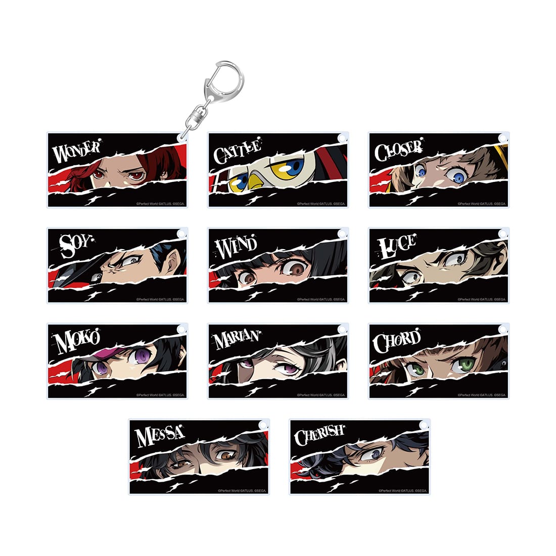 P5X カットイン風アクリルキーホルダー（BOX）(BOX): グッズ・文具