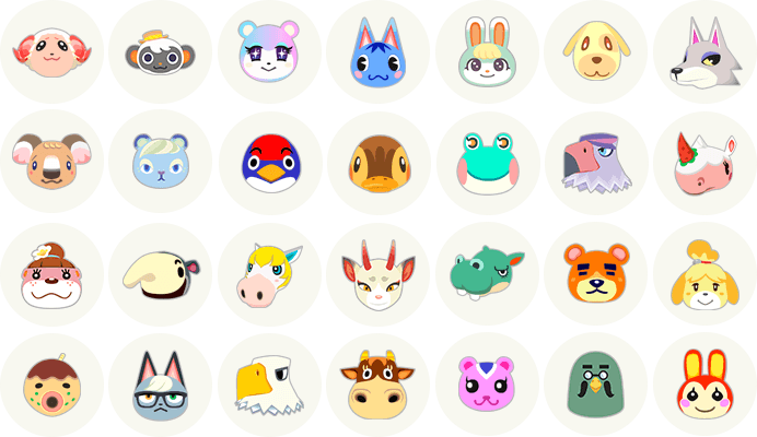 選べる住民イラスト